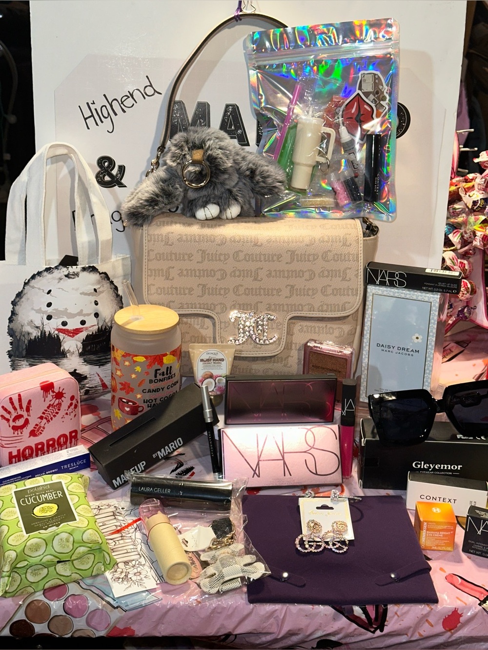 Purse + Makeup bundle + FREE HALLOWEEN +  BEDAZZLE KIT + GAME 5 BEADS